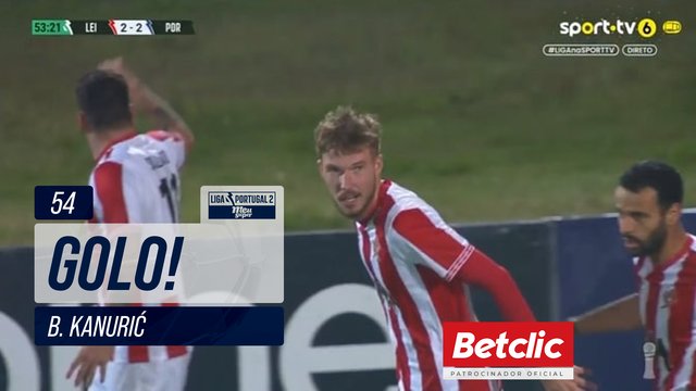GOLO! Leixões, B. Kanurić aos 54', Leixões 2-2 FC Porto B