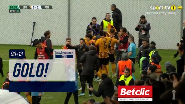 GOLO! Lourosa FC, Platiny aos 90'+13', Lourosa FC 3-2 Portimonense