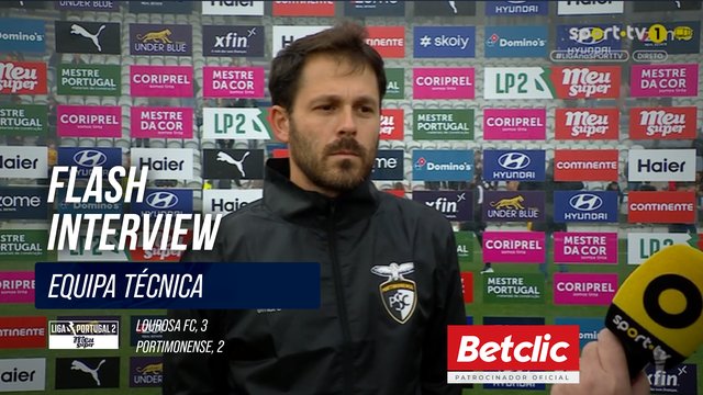 Flash Interview Equipa Técnica (Portimonense)