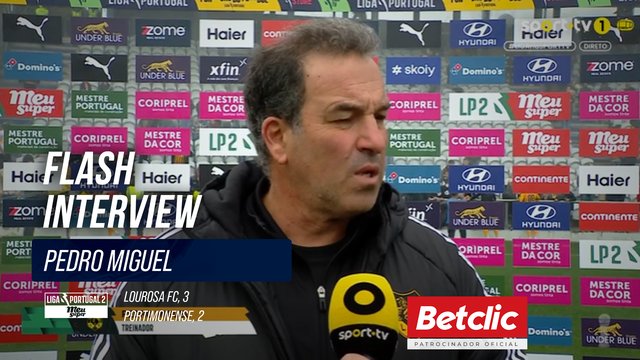 Flash Interview Pedro Miguel (FC Lourosa)