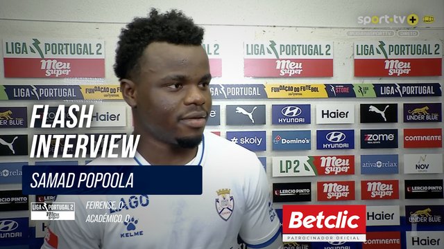 Flash Interview Samad Popoola (Feirense)