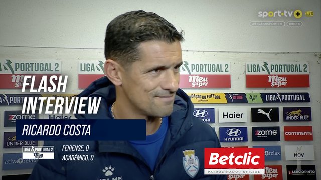 Flash Interview Ricardo Costa (Feirense)