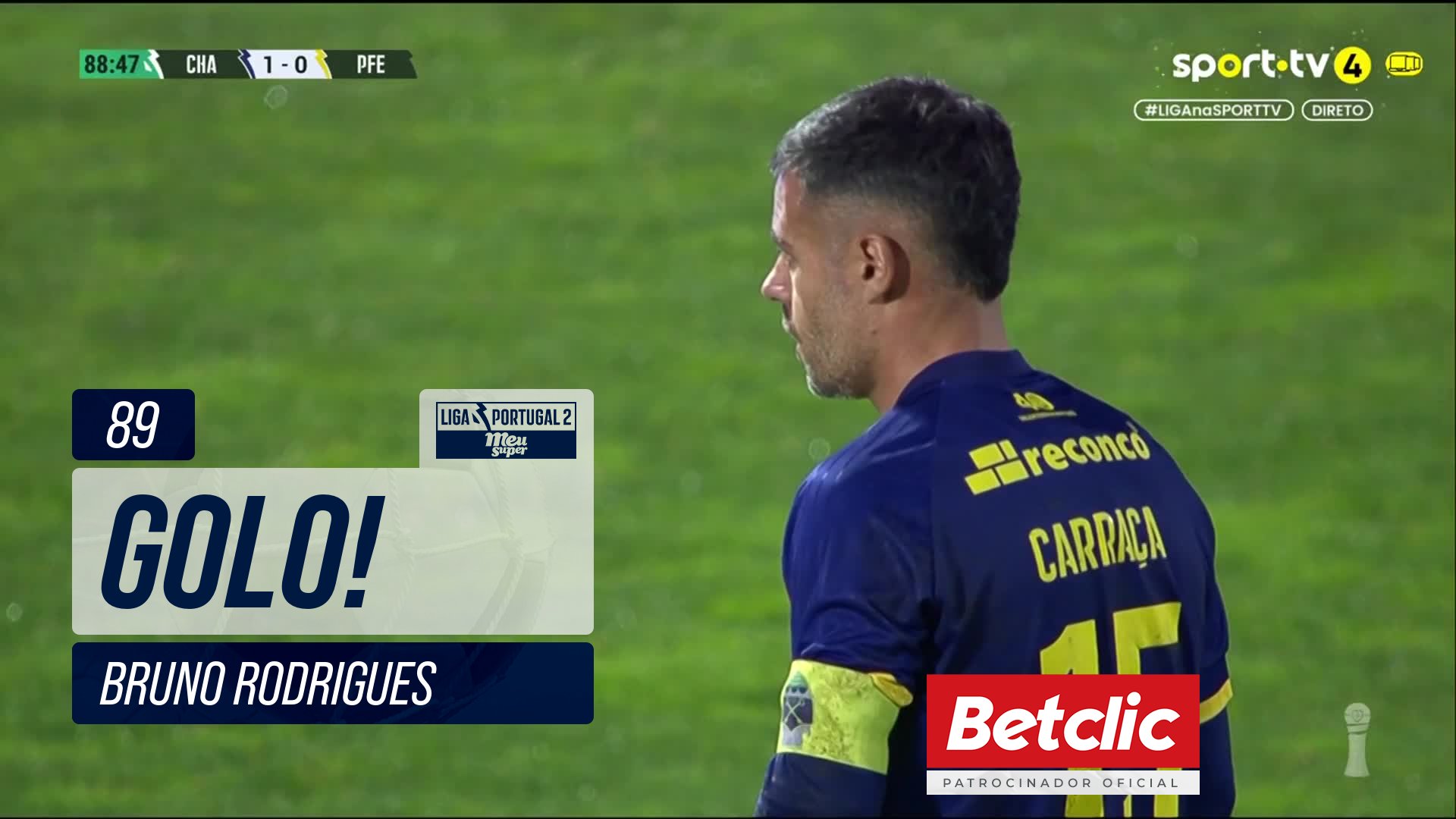 GOLO! Chaves, Bruno Rodrigues aos 89', Chaves 2-0 ...