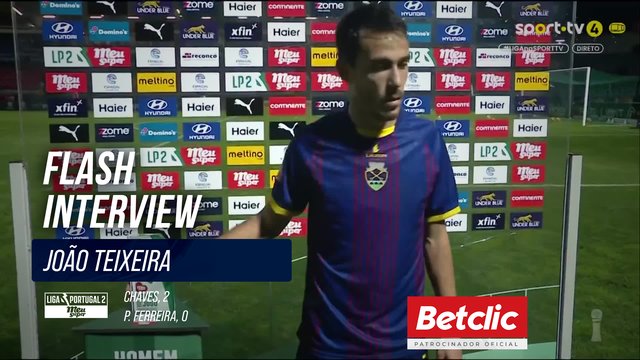 Flash Interview João Teixeira (Chaves)