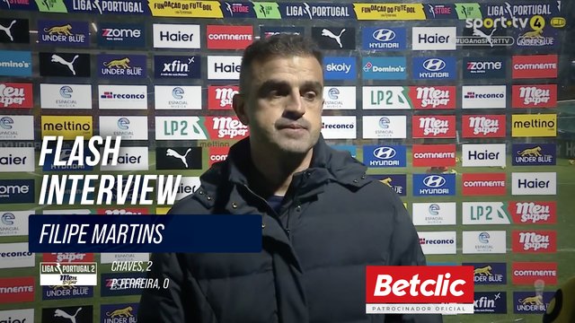 Flash Interview Filipe Martins (Chaves)