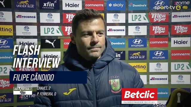 Flash Interview Filipe Cândido (P. Ferreira)