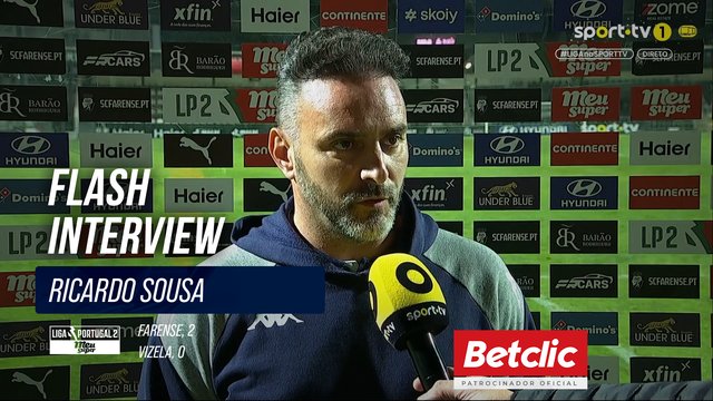 Flash Interview Ricardo Sousa (Vizela)