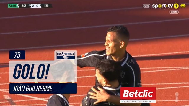 GOLO! Académico, João Guilherme aos 73', Académico 2-0 Farense