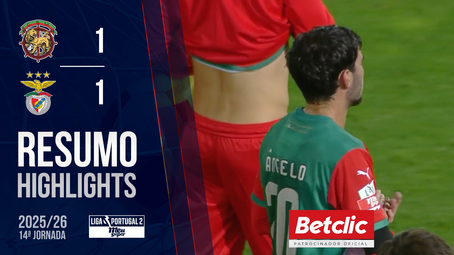 Liga Meu Super (14ª Jornada): Resumo Marítimo 1-1 Benfica B
