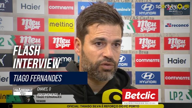 Flash Interview Tiago Fernandes (Portimonense)