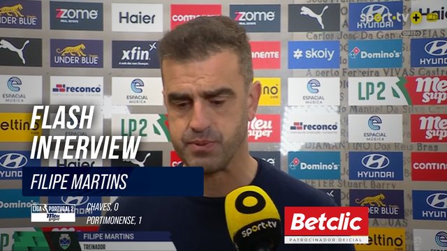 Flash Interview Filipe Martins (Chaves)
