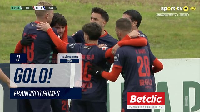GOLO! Marítimo, Francisco Gomes aos 3', Leixões 0-1 Marítimo