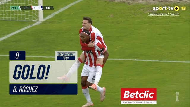 GOLO! Leixões SC, B. Róchez aos 9', Leixões SC 1-1 Marítimo M.