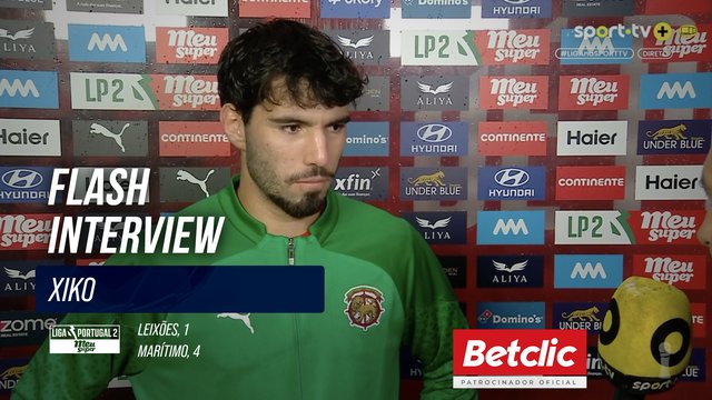 Flash Interview Xiko (Marítimo)