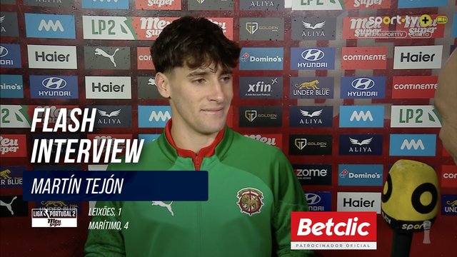 Flash Interview Martín Tejón (Marítimo)