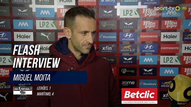 Flash Interview Miguel Moita (Marítimo)