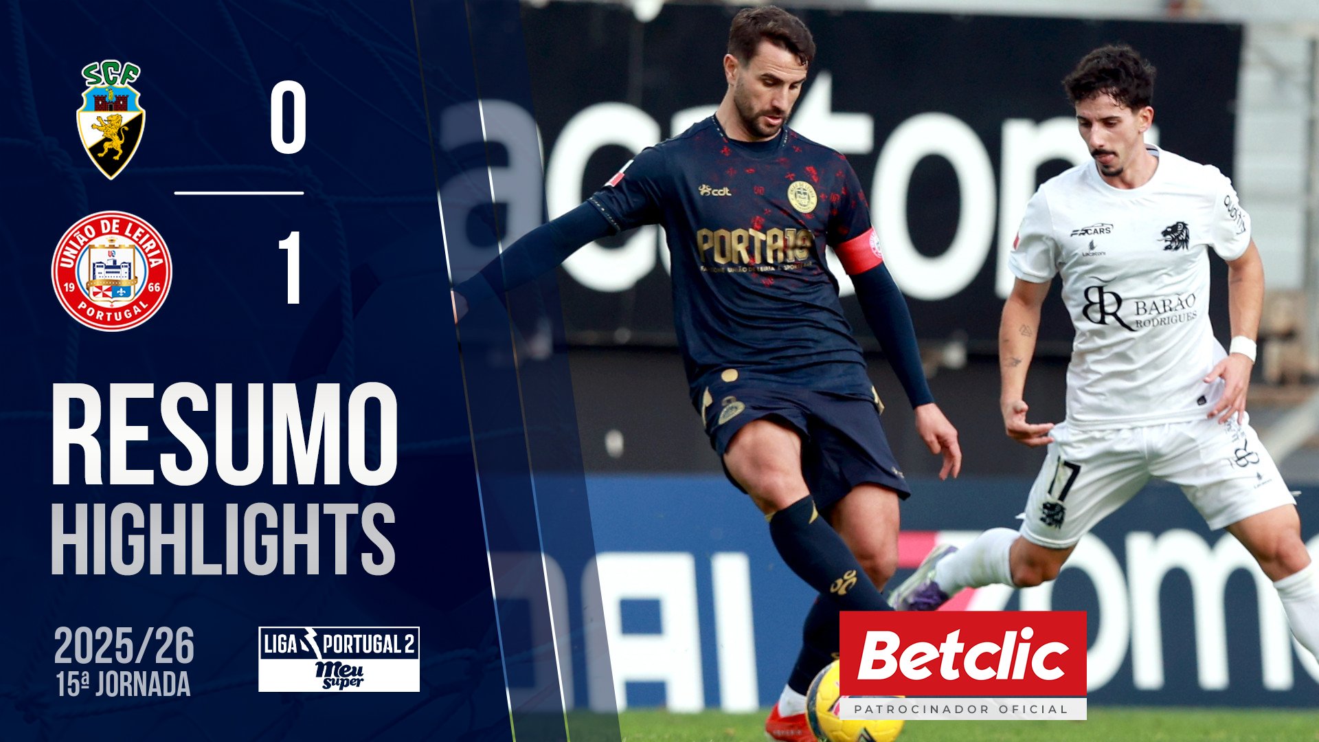 Liga Meu Super (15ª Jornada): Resumo SC Farense 0-1 U. Leiria