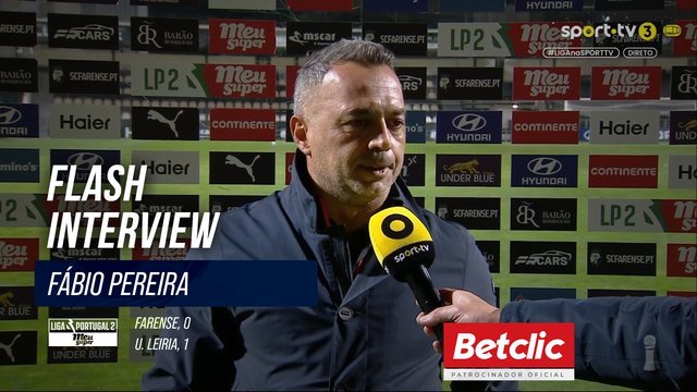 Flash Interview Fábio Pereira (Leiria)