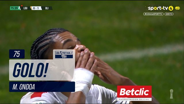 GOLO! Oliveirense, M. Ondoa aos 75', Lourosa FC 0-1 Oliveirense