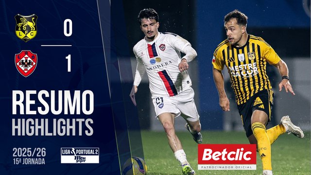 Liga Meu Super (15ª Jornada): Resumo L. Lourosa FC 0-1 UD Oliveirense