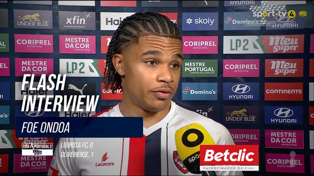 Flash Interview Foe Ondoa (Oliveirense)