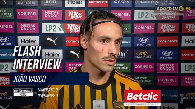 Flash Interview João Vasco (Lourosa)