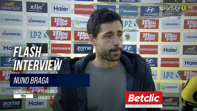 Flash Interview Nuno Braga (P. Ferreira)
