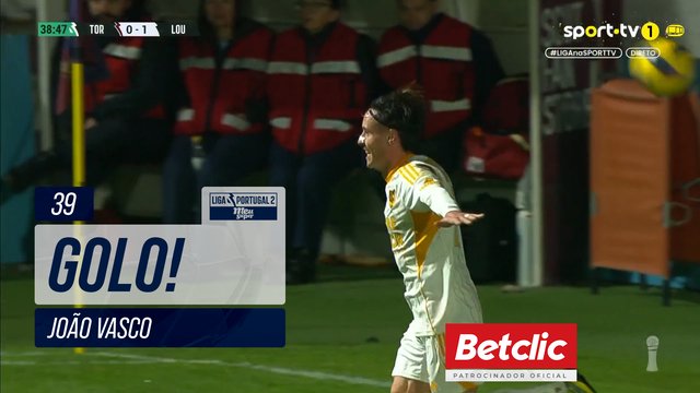 GOLO! Lourosa FC, João Vasco aos 39', Torreense 0-1 Lourosa FC