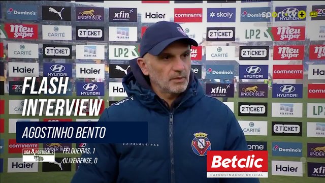 Flash Interview Agostinho Bento (Felgueiras)