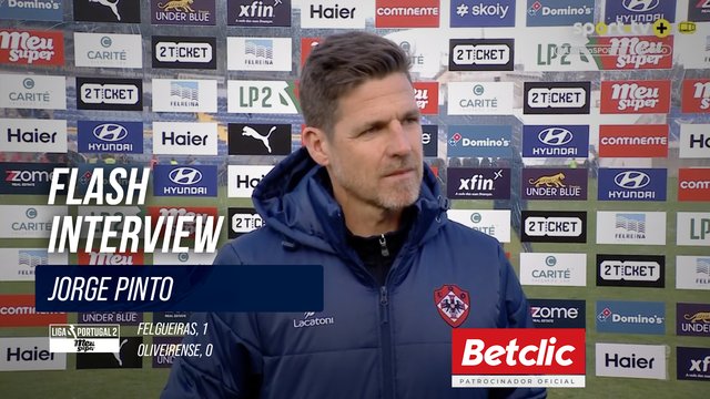 Flash Interview Jorge Pinto (Oliveirense)