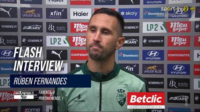 Farense, Flash Interview, Rúben Fernandes