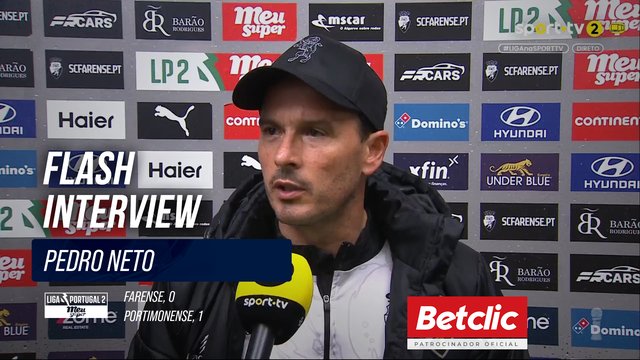 Flash Interview Pedro Neto (Farense)