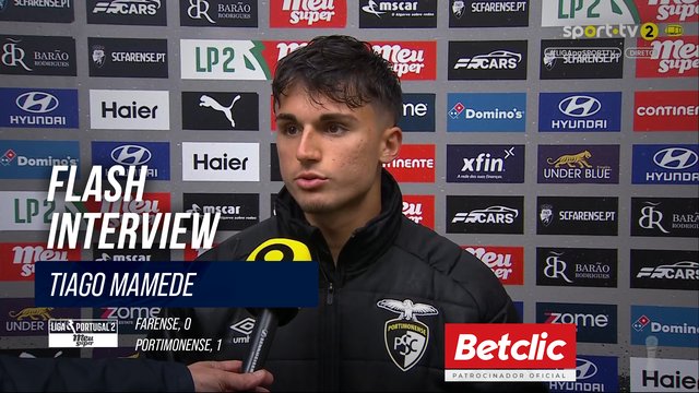 Flash Interview Tiago Mamede (Portimonense)