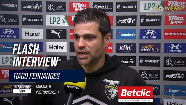 Flash Interview Tiago Fernandes (Portimonense)