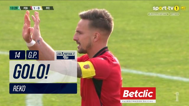 GOLO! Penafiel, Reko aos 14', Penafiel 1-0 P. Ferreira