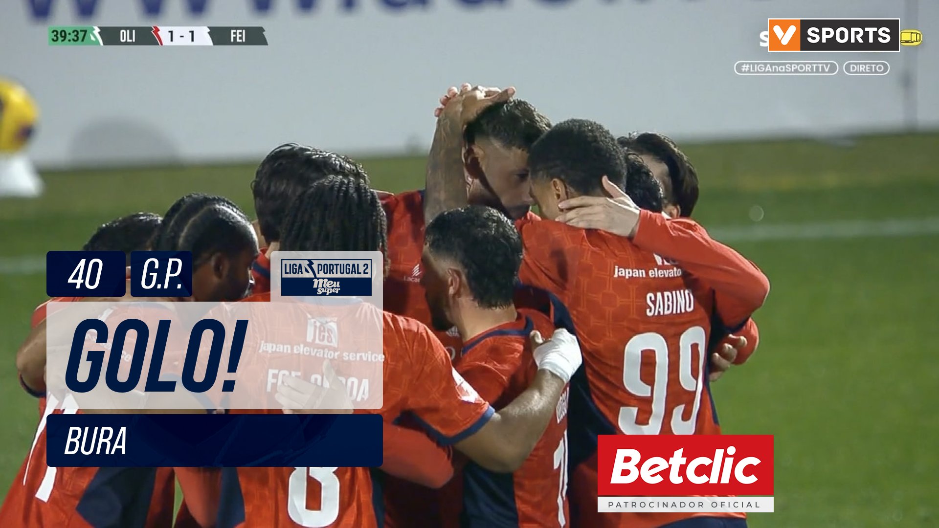GOLO! Oliveirense, Bura aos 40', Oliveirense 1-1 F...