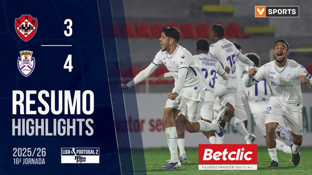 Liga Meu Super (16ª Jornada): Resumo Oliveirense 3-4 Feirense