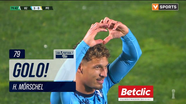 GOLO! Vizela, H. Mörschel aos 79', Vizela 3-0 P. Ferreira