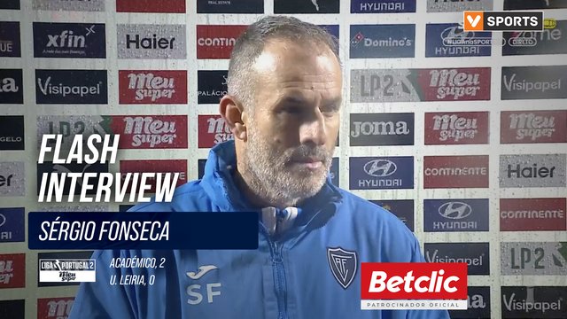 Flash Interview Sérgio Fonseca (Académico)