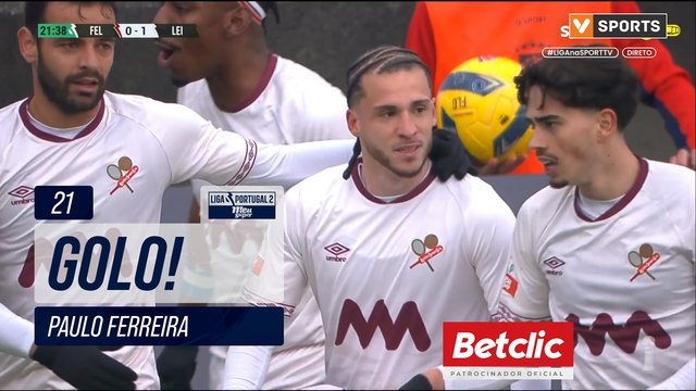 GOLO! Leixões, Paulo Ferreira aos 21', Felgueiras 0-1 Leixões