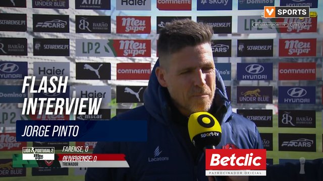 Flash Interview Jorge Pinto (UD Oliveirense)