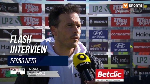 Flash Interview Pedro Neto (Farense)