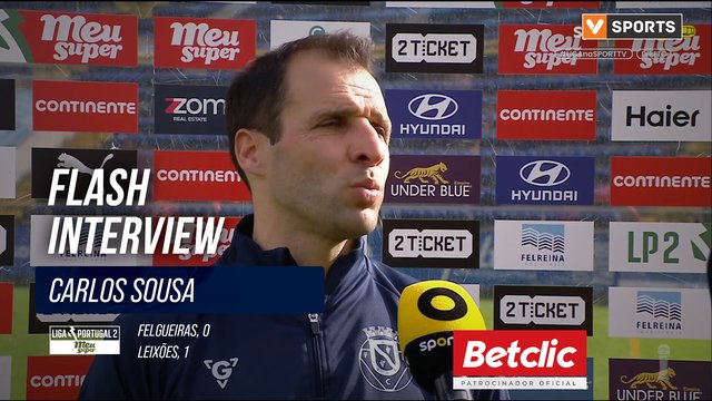 Flash Interview Carlos Sousa (Felgueiras)