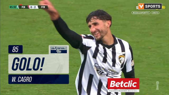 GOLO! Portimonense, W. Cagro aos 85', Penafiel 0-2 Portimonense