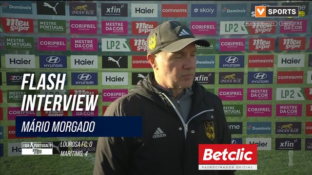 Flash Interview Mário Morgado (Lourosa FC)