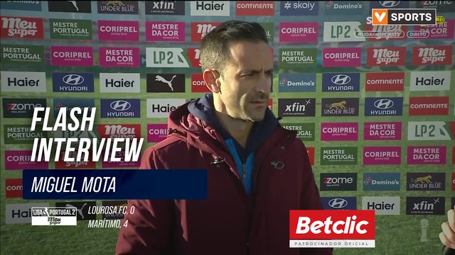 Flash Interview Miguel Mota (Marítimo)