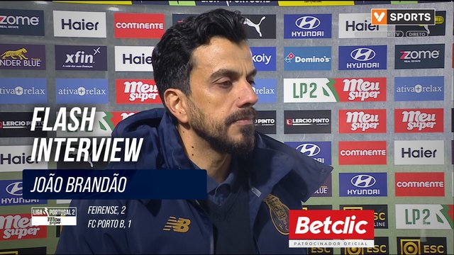 Flash Interview João Brandão (FC Porto B)
