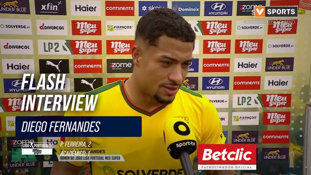 Flash Interview Diego Fernandes (P.Ferreira)