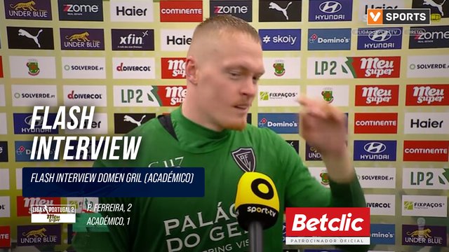 Flash interview Domen Gril (Académico)