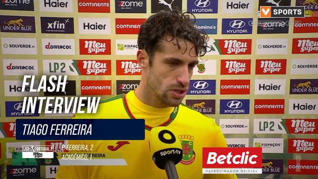 P. Ferreira, Flash Interview, Tiago Ferreira